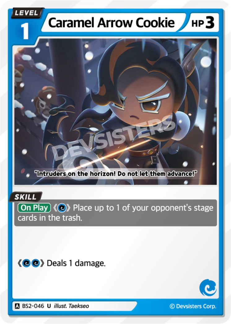 BS2-046 Caramel Arrow Cookie