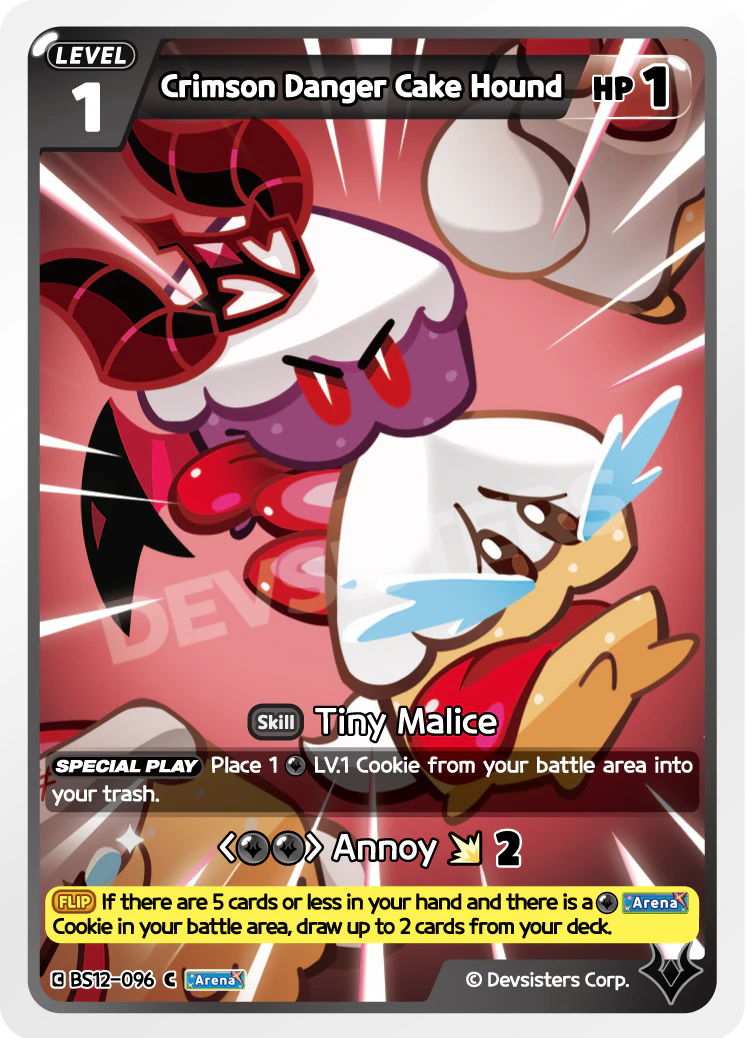 Crimson Danger Cake Hound