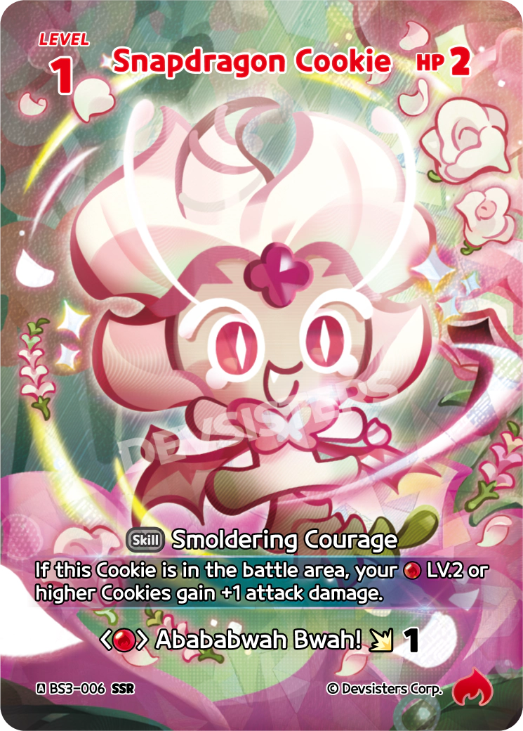 BS3-006@1 Snapdragon Cookie