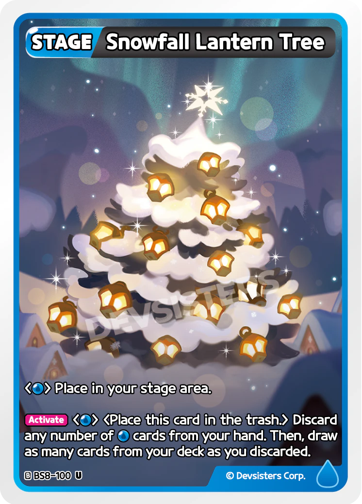BS8-100 Snowfall Lantern Tree