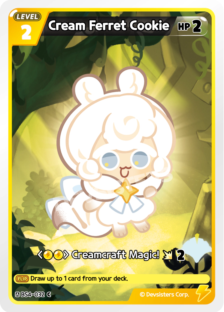 BS4-032 Cream Ferret Cookie