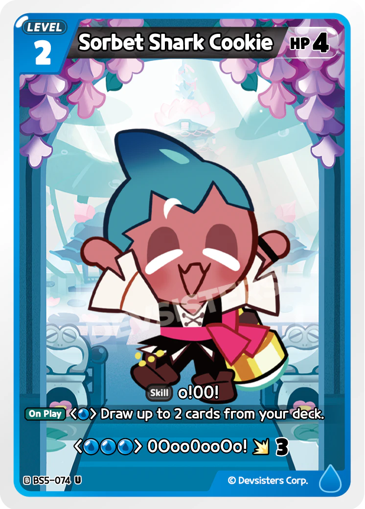 BS5-074 Sorbet Shark Cookie