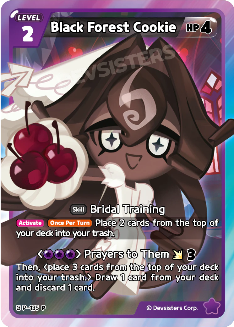 P-135 Black Forest Cookie