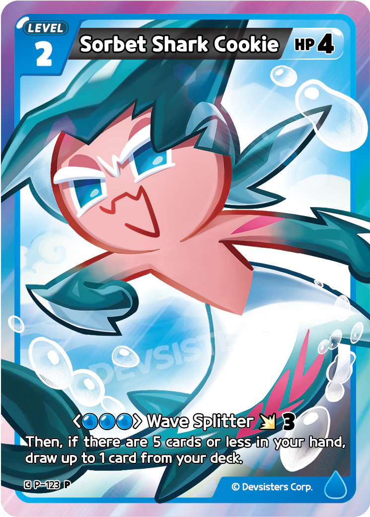 P-123 Sorbet Shark Cookie