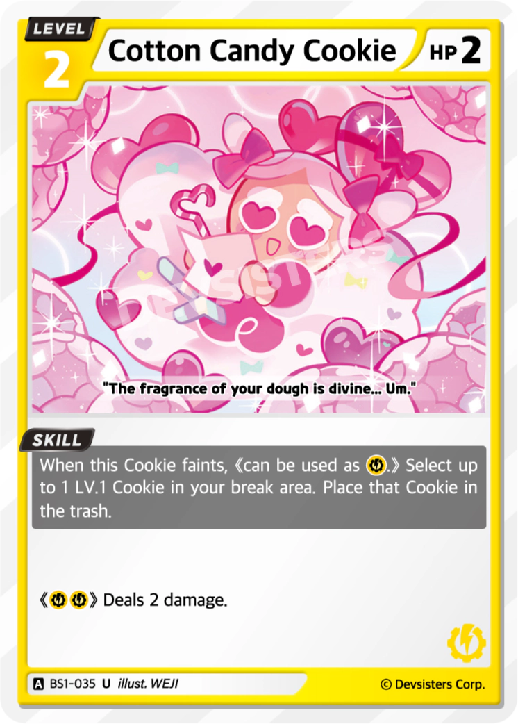 BS1-035 Cotton Candy Cookie