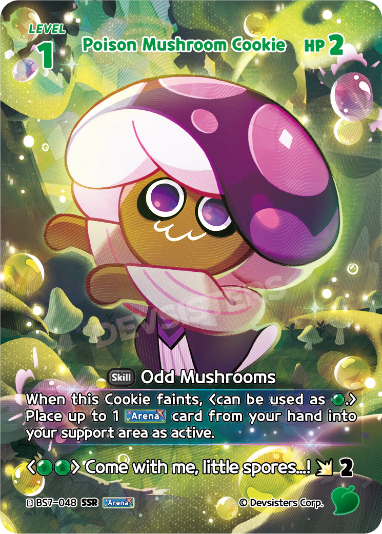 BS7-048@1 Poison Mushroom Cookie
