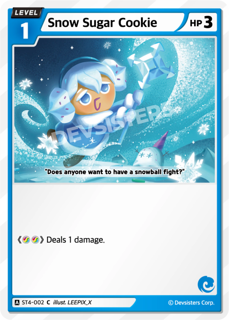 ST4-002 Snow Sugar Cookie