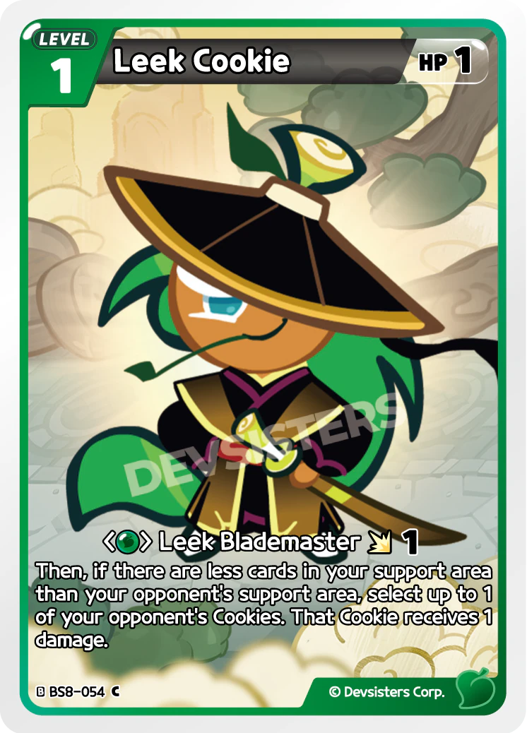 BS8-054 Leek Cookie