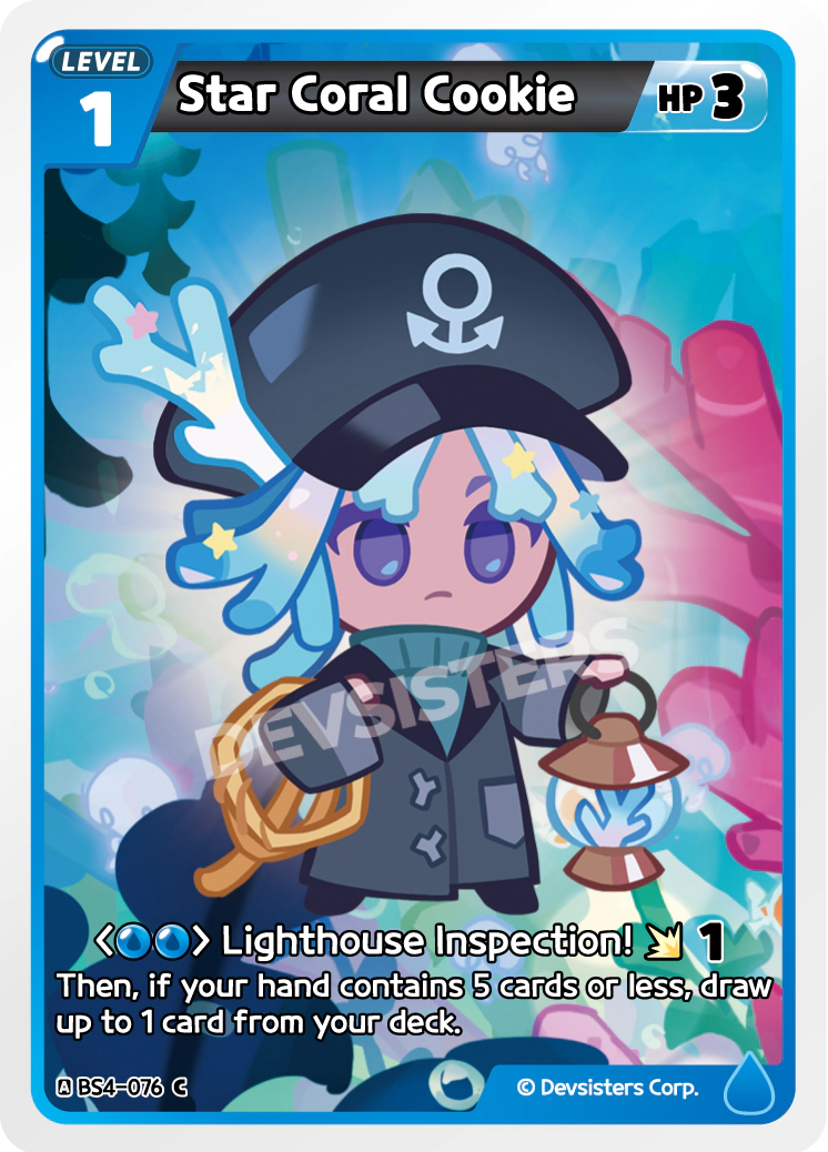 BS4-076 Star Coral Cookie