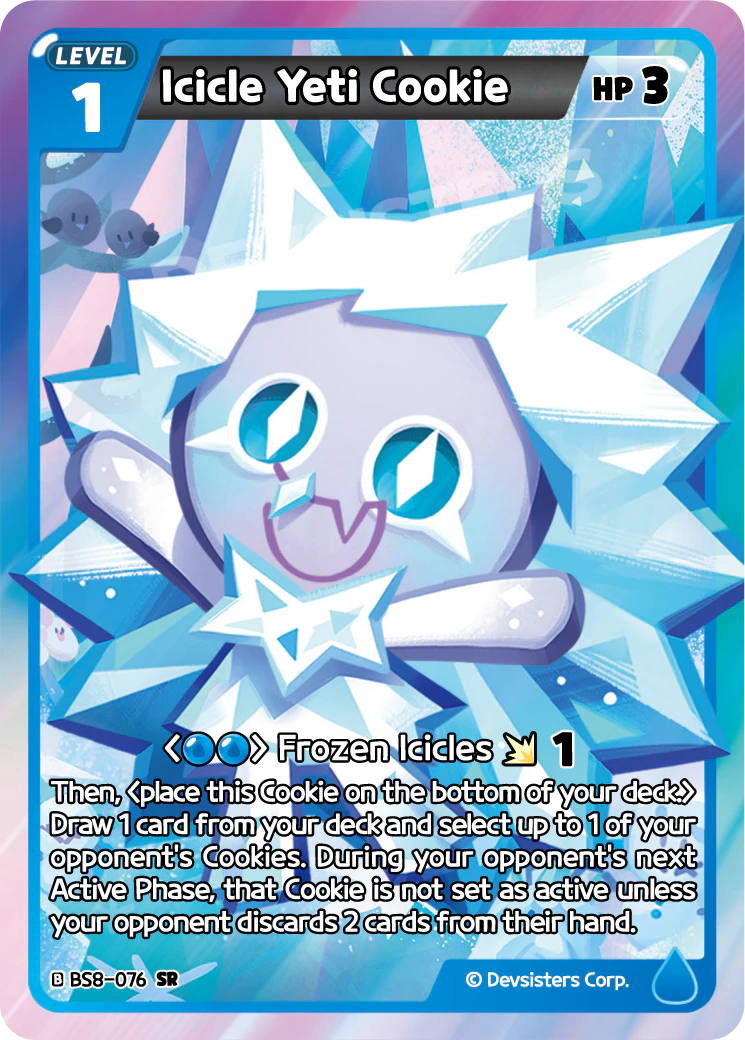 BS8-076 Icicle Yeti Cookie
