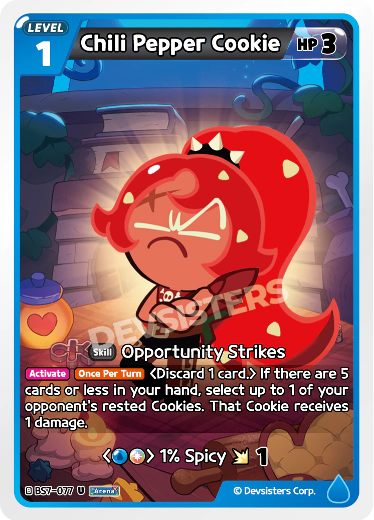 BS7-077 Chili Pepper Cookie