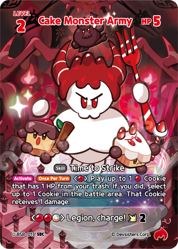BS8-017@1 Cake Monster Army