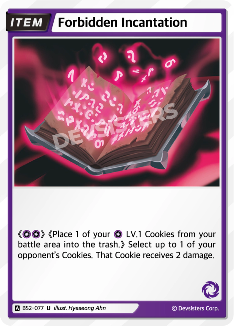 BS2-077 Forbidden Incantation