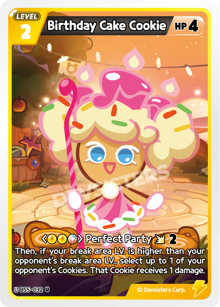 BS5-032 Birthday Cake Cookie