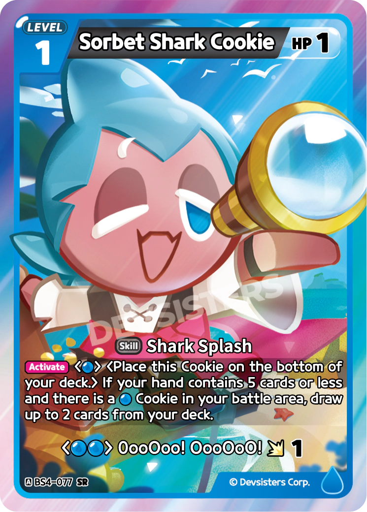 BS4-077 Sorbet Shark Cookie