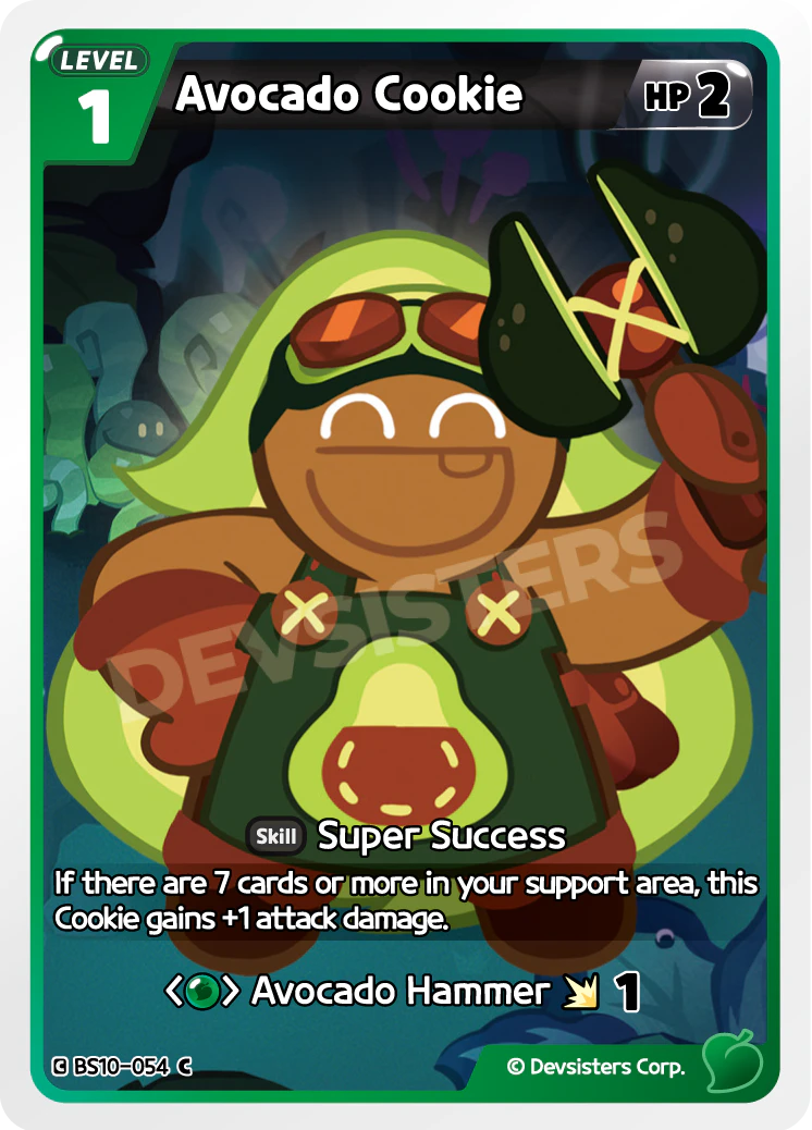 BS10-054 Avocado Cookie